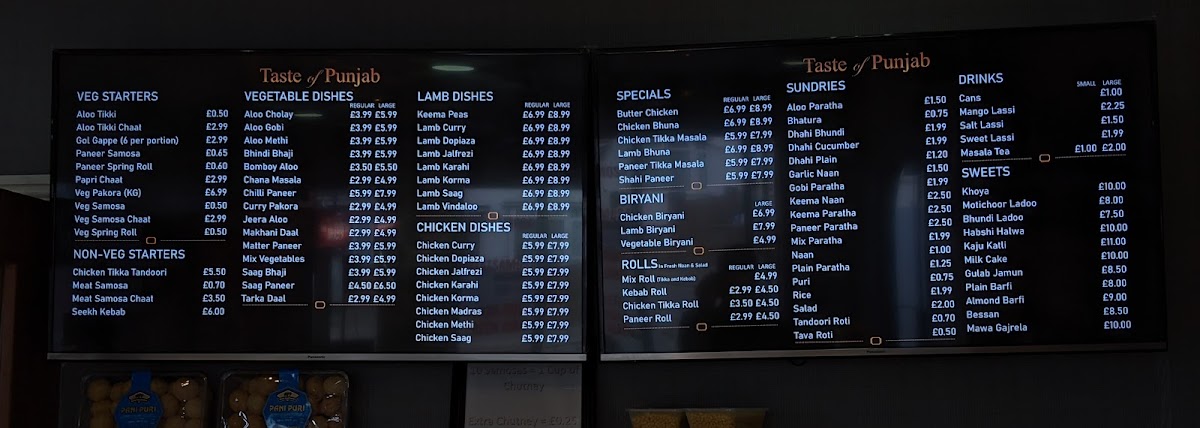 Taste of Punjab Southall Menu - Image 5